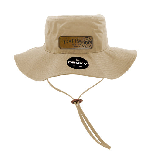 CDL LEATHER BUCKET HAT-